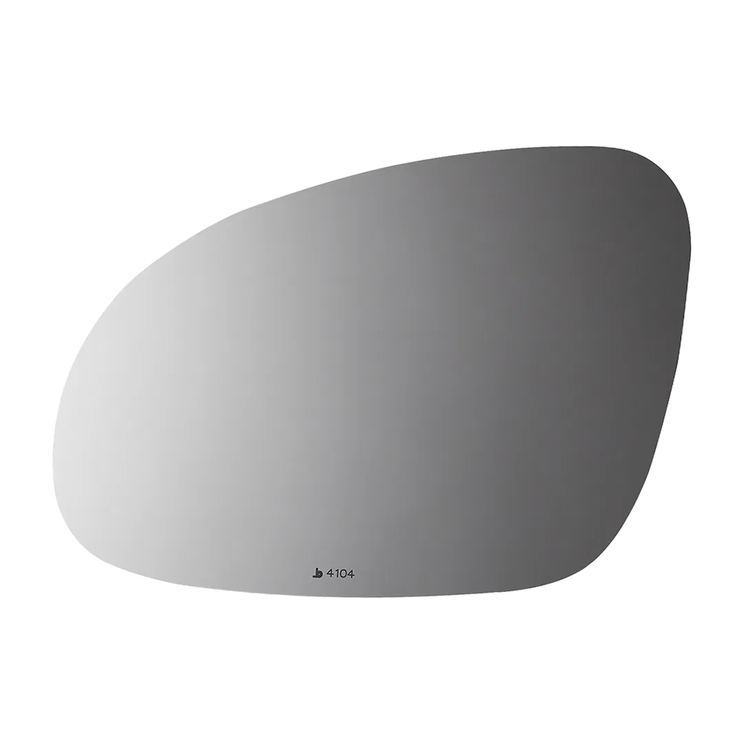 4104 – BURCO MIRROR Exterior Mirror Glass, OE Replacement Standard Mirror Electric Non-Heated Without Turn Signal Ind...